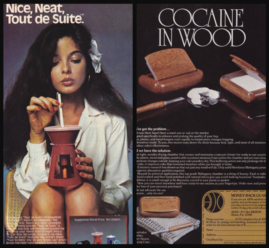 these shameless cocaine ads from the 1970s prove the past is a different universe