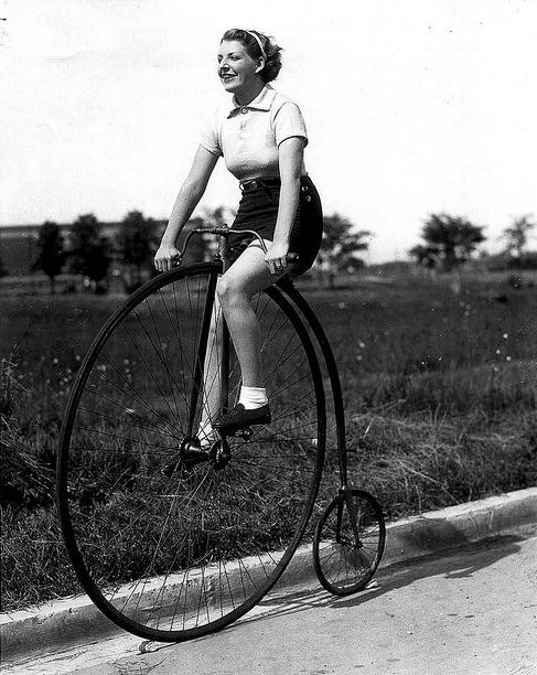 the penny farthing bicycle