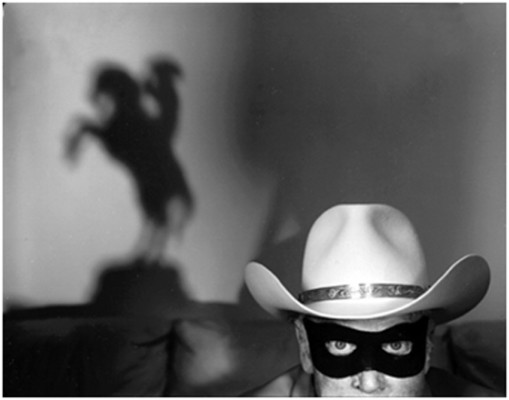 Clayton Moore als The Lone Ranger. Photo credit: www.maryellenmark.com