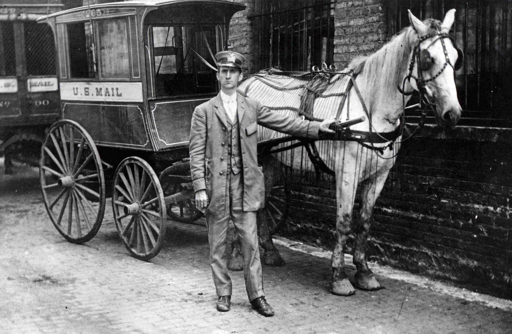 Great selection of United States postal vehicles that were used in the