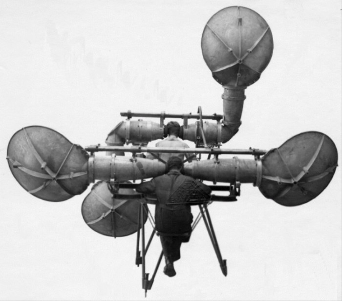 Acoustic locator - Detecting enemy aircraft before the invention of Radar