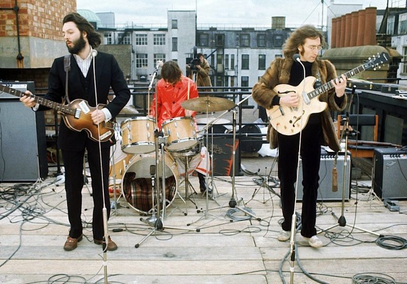 Photos From The Last Public Performance By The Beatles The Rooftop Concert In 1969