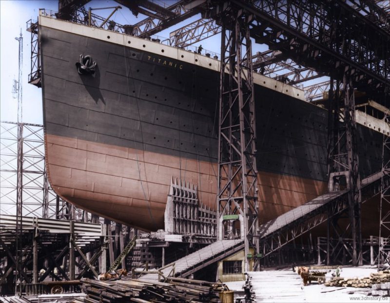 Titanic In Color Gorgeous Colorized Images Of The Ship Of