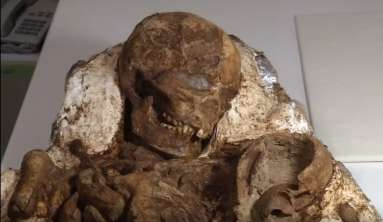 Mother held her child for 4,800 years their skeletons