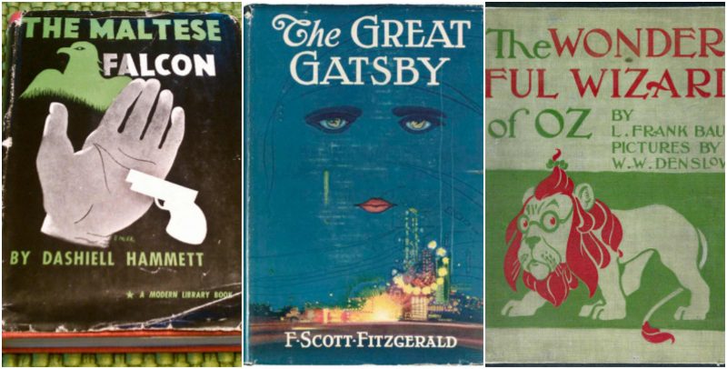 First Edition Book Designs Of 16 Popular Classic Books From Various Best Selling Authors