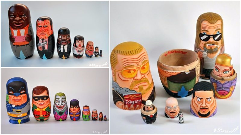 superhero russian dolls