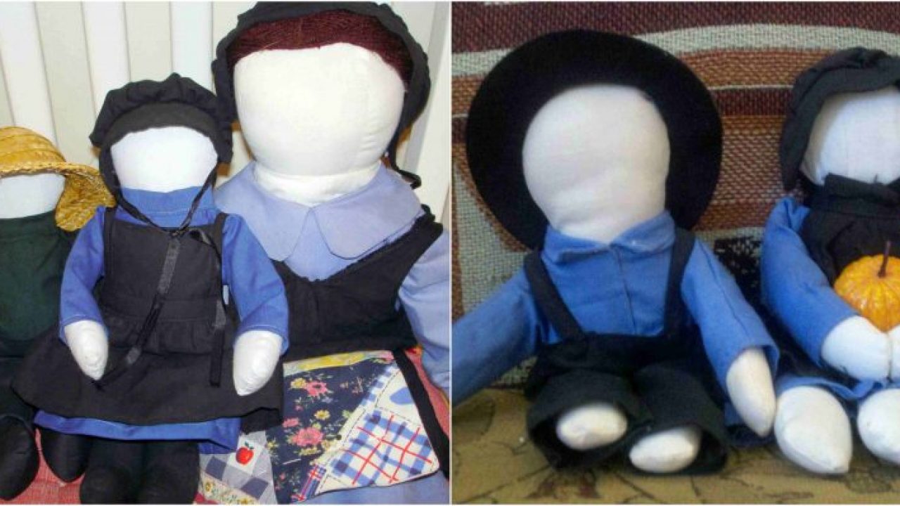 antique amish doll