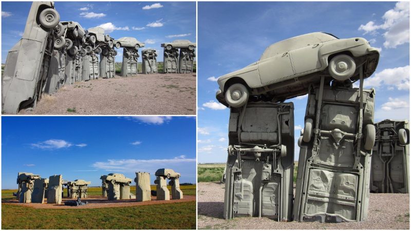 there-is-a-replica-of-stonehenge-in-nebraska-composed-of-old-cars