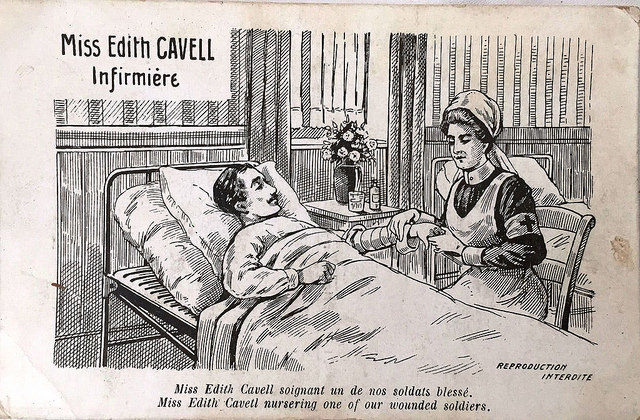 Edith Cavell Was A British Nurse Who Was Executed In WWI By The Germans ...