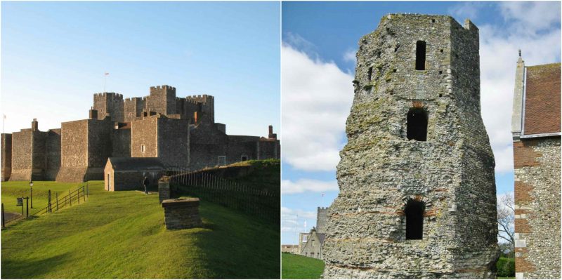 “Roman Lighthouse” at Dover Castle is the oldest building in England