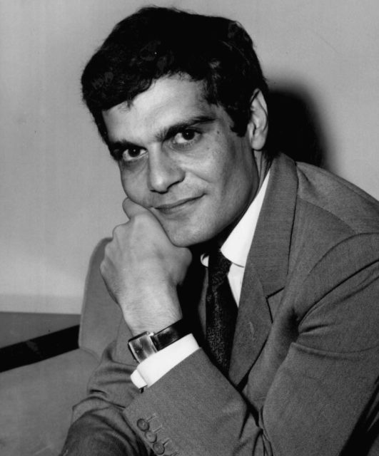  Photo of actor Omar Sharif.