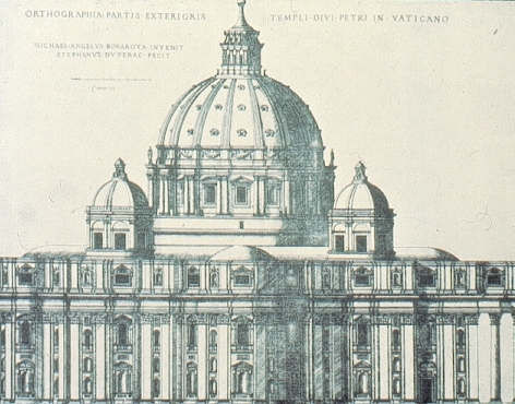 Michelangelo refused to be paid for his work on St. Peter's Basilica