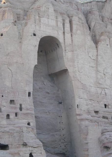 Taliban Blowing Up 4th Century Statues Of Buddha Leads To Caves Filled   107 458x640 