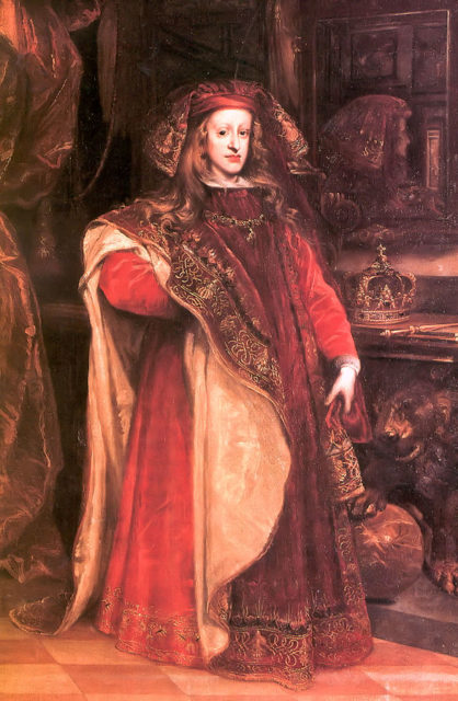 When Charles II of Spain died, the autopsy stated that his body 