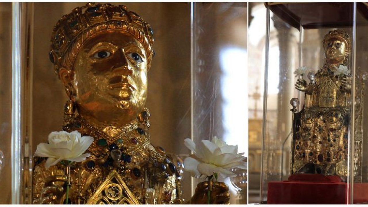 In Medieval Times The Reliquary Of Saint Faith Was One Of The Most Famous Holy Sites In All Of Europe