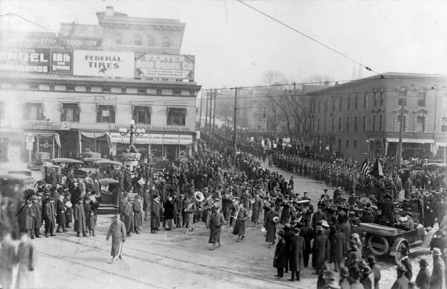 Buffalo Bill and his Wild West Show in 1908