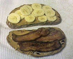  Pane, pancetta, banana, burro (arachidi) Photo Credit 