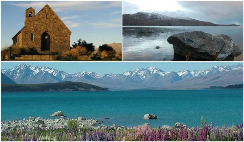 Lake Tekapo A Picture Perfect Lake With A Church Situated On Its Shores