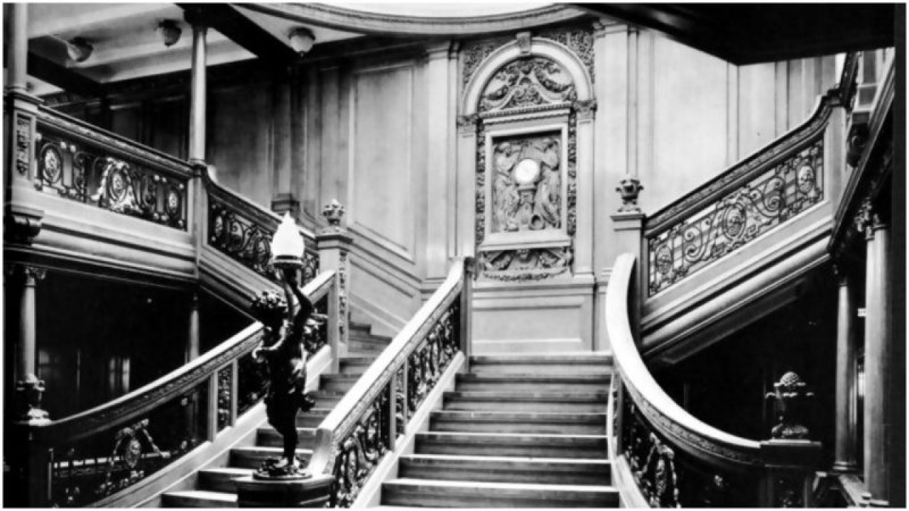 The Iconic Photo Of Titanic S Grand Staircase Is Actually Of Another Ship