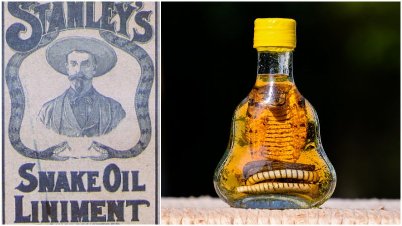 In 19th Century, Clark Stanley Patented Snake Oil And Advertised It As ...