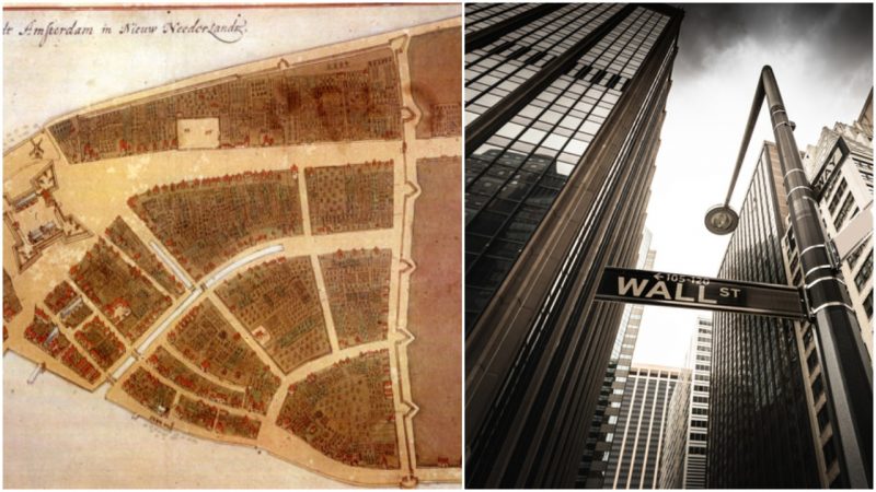 Wall Street earned name after an actual wall was built by Dutch settlers in the 17th century - The Vintage
