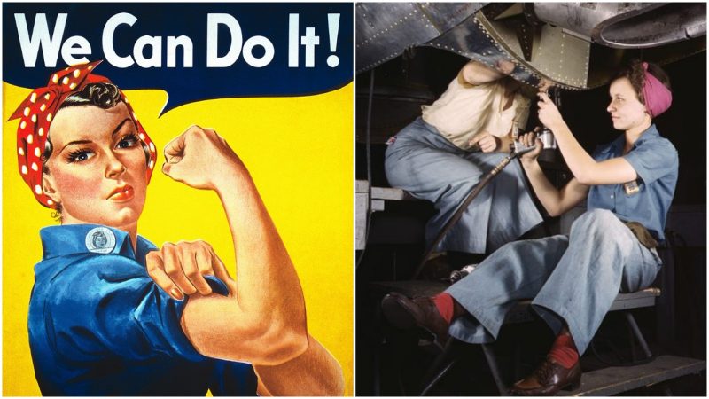 The Buff Wwii Era Feminist Icon Rosie The Riveter Was Actually A Tiny