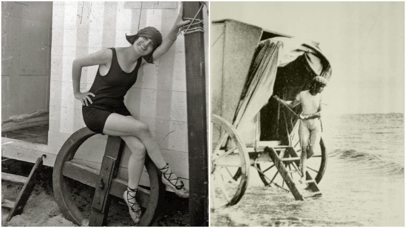 Victorians At The Beach And The Bizarre Device Called The “bathing