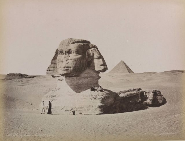 Undiscovered Sphinx Found by Egyptian Road Workers