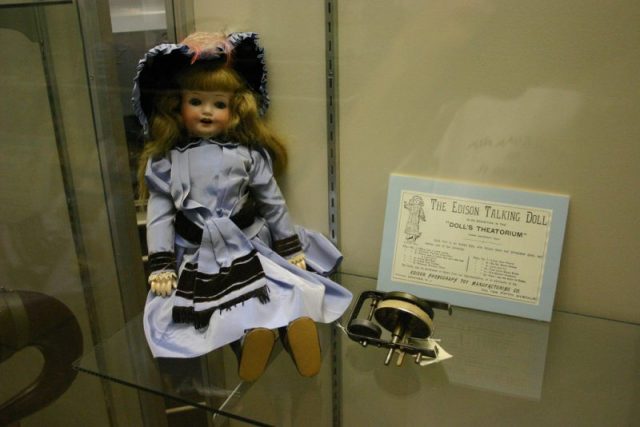 the first talking doll