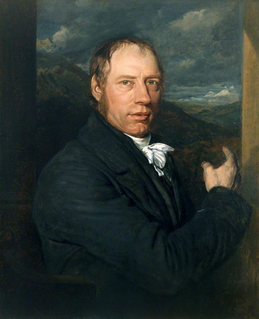  portret van Richard Trevithick, ingenieur.