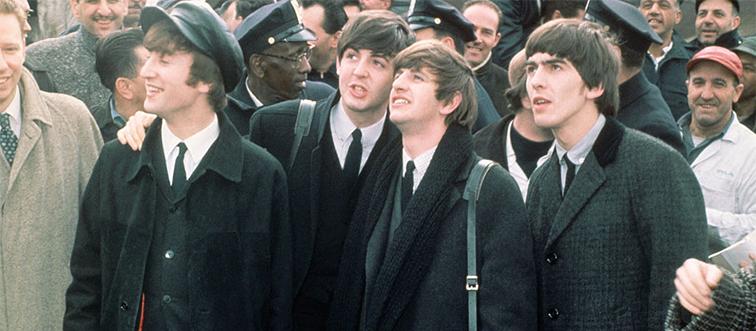 the beatles arriving in america