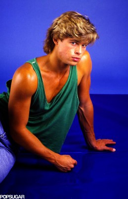 Cool Pictures of the Young Brad Pitt's Photo Shoot in 1980s Tank Tops ...