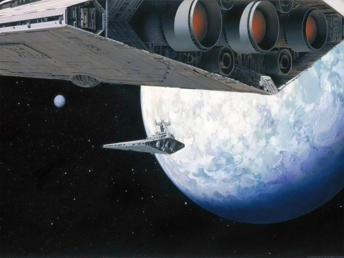 Beautiful concept art illustrations from the original Star Wars trilogy ...