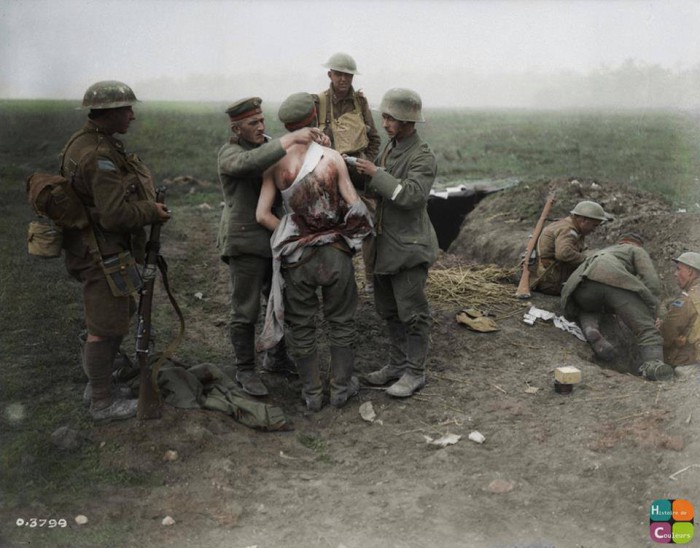 Time Travel Simply Beautiful And Touching Colourised Images From Wwi