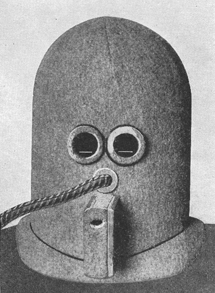 “The Isolator“ - A bizarre helmet from 1925 designed to improve work ...