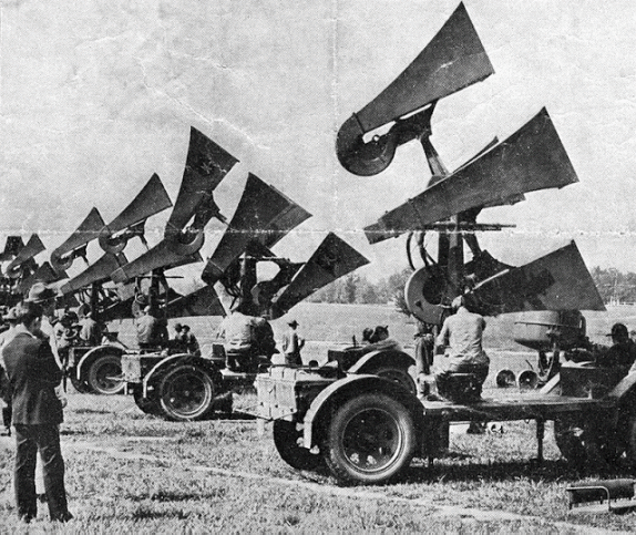 Acoustic locator - Detecting enemy aircraft before the invention of ...