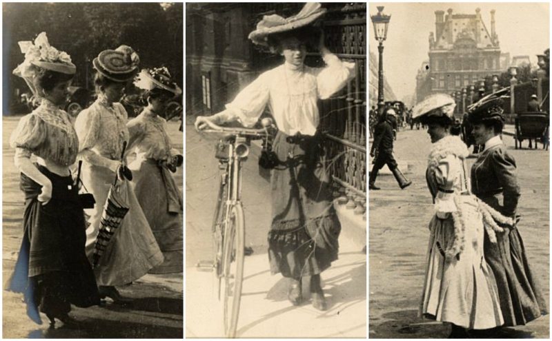 Belle Epoque Fashion- Vintage photos glimpse into Paris Street