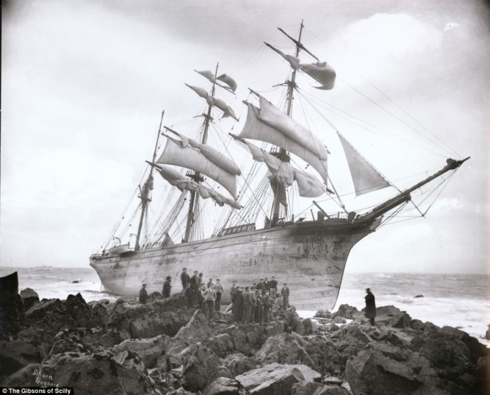 Stunning images of shipwrecks taken by one family over 130 years