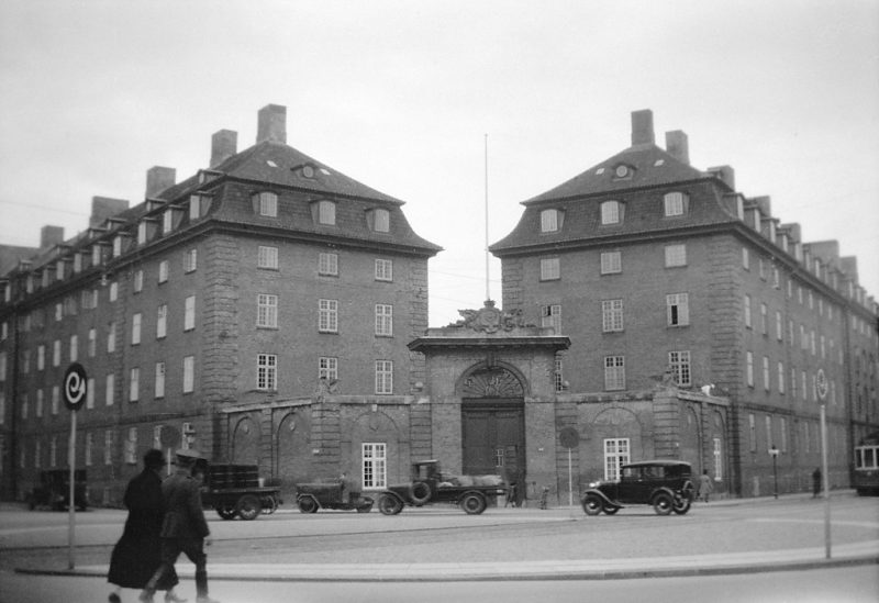 Sølvgade Barracks in Copenhagen, built in 1765-1771, designed by Nicolas-Henri Jardin. A military barrracks at Sølvgade 40, that in 1926 became headquarters for DSB, the Danish State Railways