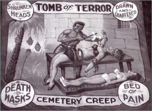 The Weird Sideshow Banner Art Of Fred G Johnson One Of The Finest