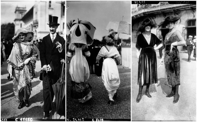 These photos show how Paris street fashion looked like back in 1910 ...