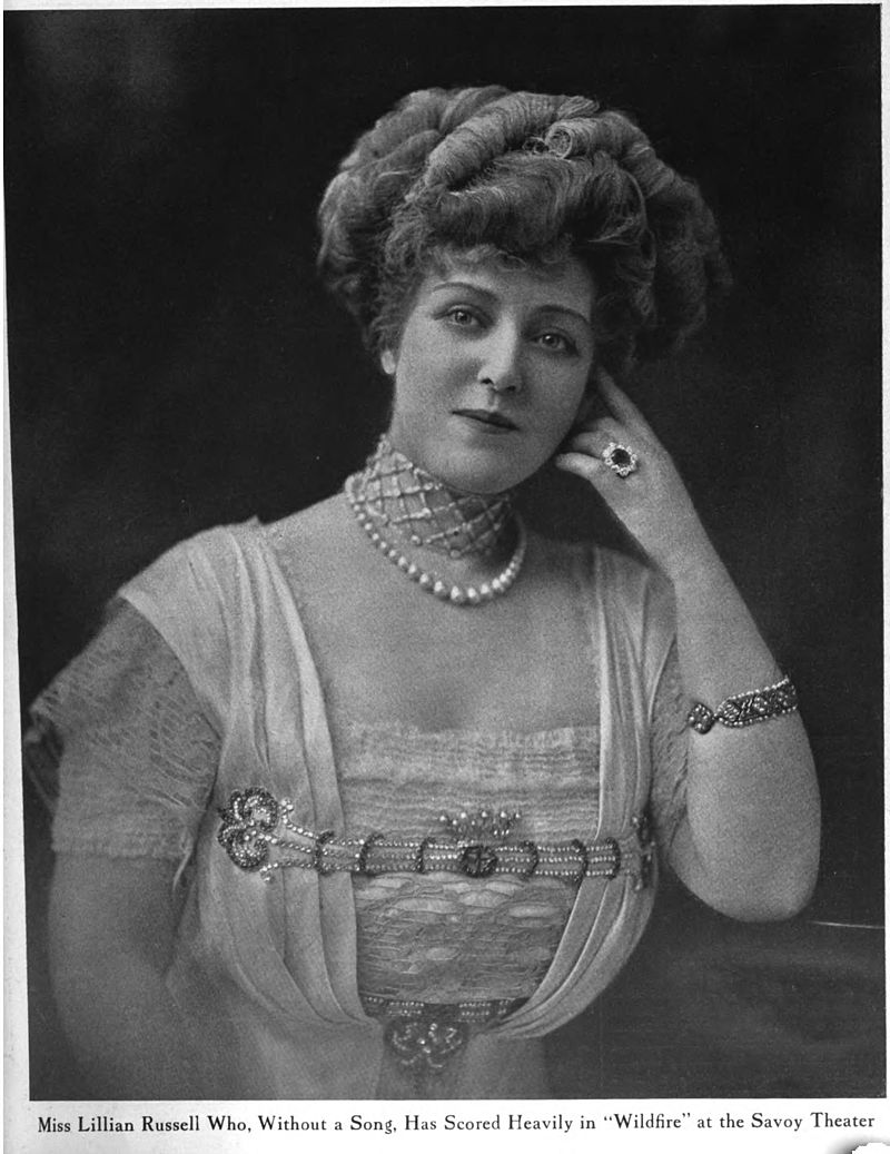 Lillian Russell-the first modern female celebrity in America and ...