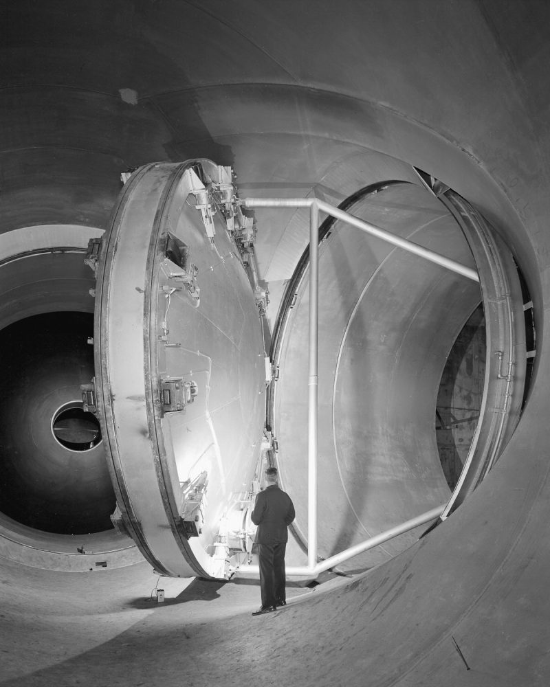 Archive images show the MASSIVE wind tunnels that NASA used to test ...