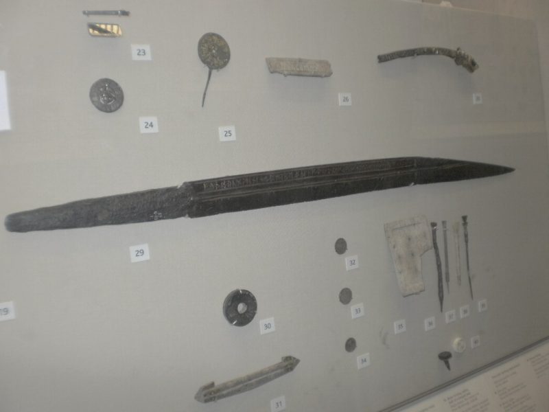 Discovered in 1857 the Seax of Beagnoth - a 10th-century Anglo-Saxon ...