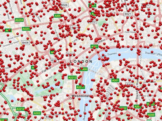 Bomb Sight website interactive maps shows every Nazi bomb dropped on 