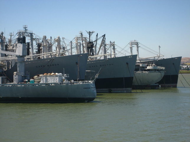 The Eerie Ghost Fleet At Suisun Bay: A Collection Of U.s. Navy And 