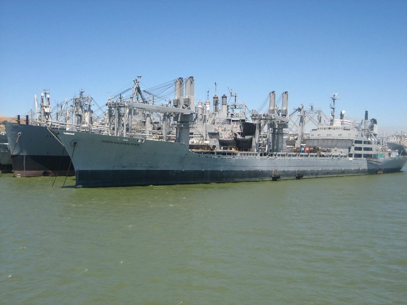 The eerie ghost fleet at Suisun Bay: A collection of U.S. Navy and ...