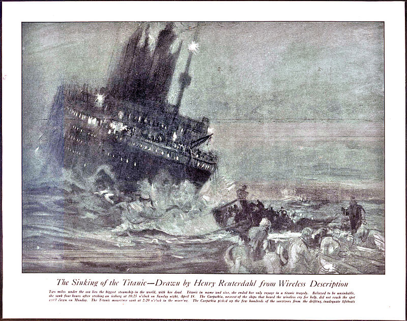 A chilling real-time animation of the sinking of Titanic has been ...