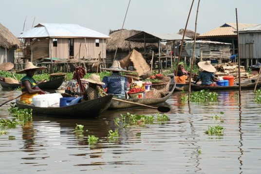 Africa’s largest town on stilts, Ganvié, which literally means “We’ve ...