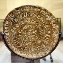 The Phaistos Disk is the best-known Minoan inscription and one of the ...